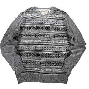 NWT Weatherproof Mens Medium Gray Crewneck Sweater Cotton Classic Everyday Wear